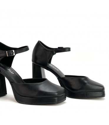 ZAPATO NAPA PLATAFORMA ISTERIA 23172 NEGRO