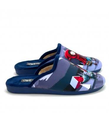 ZAPATILLA CASA MUJER CAPERUCITA 30-406 MARINO