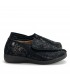 ZAPATILLA VELCRO ANCHO ESPECIAL 49-8 NEGRO