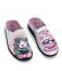 ZAPATILLA CASA POMPON 26-115 MALVA