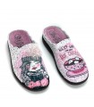 ZAPATILLA CASA POMPON 26-115 MALVA