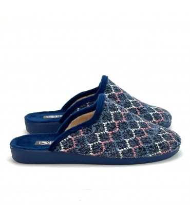 ZAPATILLA CASA MUJER 30-401 MARINO