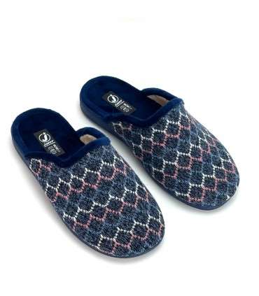 ZAPATILLA CASA MUJER 30-401 MARINO