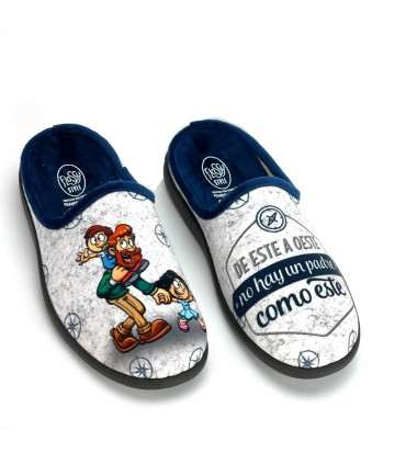 ZAPATILLA CASA PAPA HOMBRE 27-66 MARINO