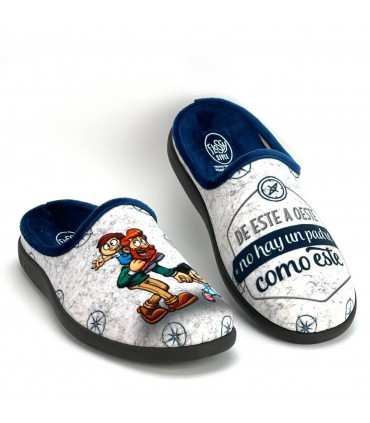 ZAPATILLA CASA PAPA HOMBRE 27-66 MARINO
