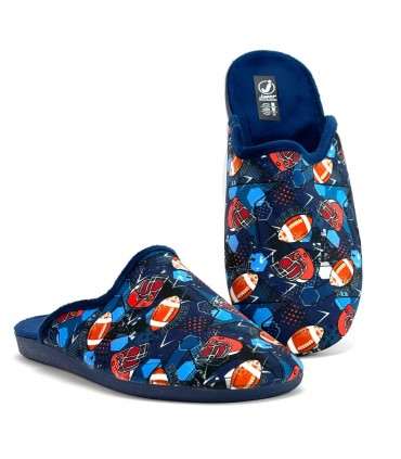 ZAPATILLA CASA HOMBRE CASCOS 31-304 MARINO