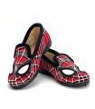 ZAPATILLA CASA CERRADA SPIDER 2-96 ROJO
