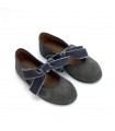MANOLETINA NIÑA PIEL CHUCHES 900 SIN-0010 GRIS