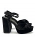 SANDALIA TACON TERCIOPELO 562G520 NEGRO