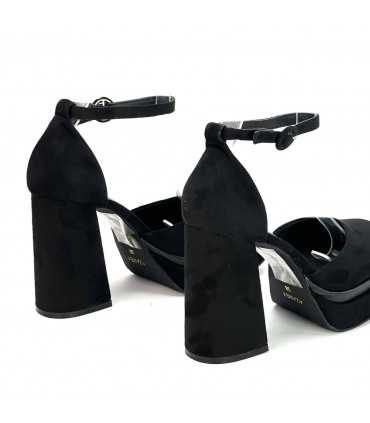 ZAPATO TACON PLATAFORMA 562G522 NEGRO