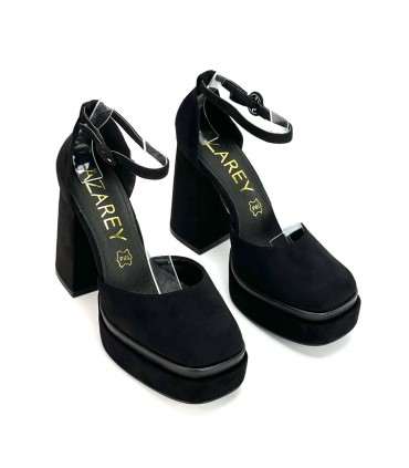 ZAPATO TACON PLATAFORMA 562G522 NEGRO