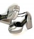 ZAPATO TACON PLATAFORMA 562G522 PLOMO