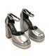 ZAPATO TACON PLATAFORMA 562G522 PLOMO