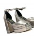 ZAPATO TACON PLATAFORMA 562G522 PLOMO