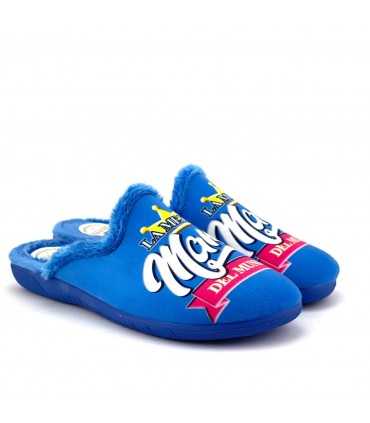 ZAPATILLA CASA MAMA 6909 AZULON