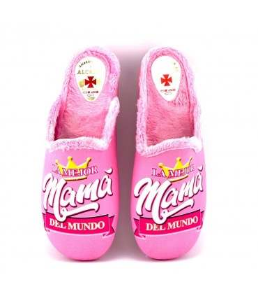 ZAPATILLA CASA MAMA 6909 ROSA