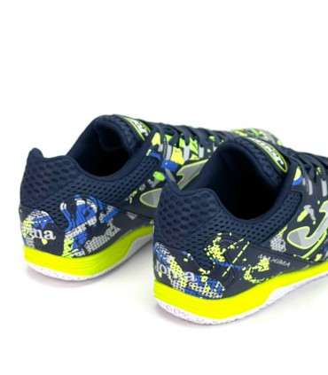 ZAPATILLA JOMA MAXIMA 2433 NAVY LEMON FLUOR INDOOR
