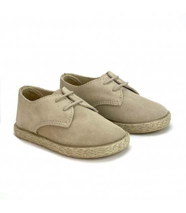 ZAPATO SERRAJE CRUDO CHUCHES 34000 YUTE-000007