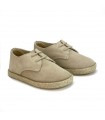 ZAPATO SERRAJE CRUDO CHUCHES 34000 YUTE-000007