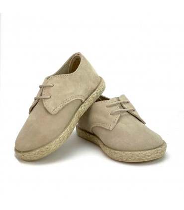 ZAPATO SERRAJE CRUDO CHUCHES 34000 YUTE-000007