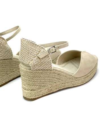 SANDALIA CUÑA YUTE M4365 NATURAL