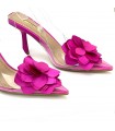 ZAPATO VINILO FLOR M4207 FUCSIA