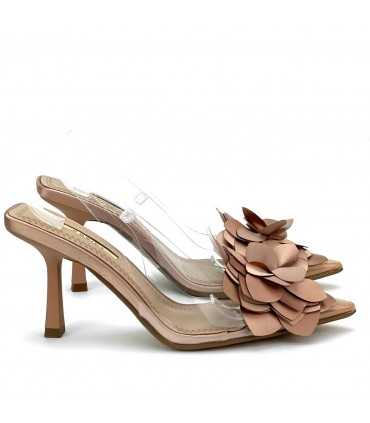 ZAPATO VINILO FLOR M4207 NUDE