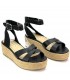 SANDALIA PLATAFORMA YUTE M4390 NEGRO