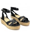 SANDALIA PLATAFORMA YUTE M4390 NEGRO