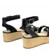SANDALIA PLATAFORMA YUTE M4390 NEGRO