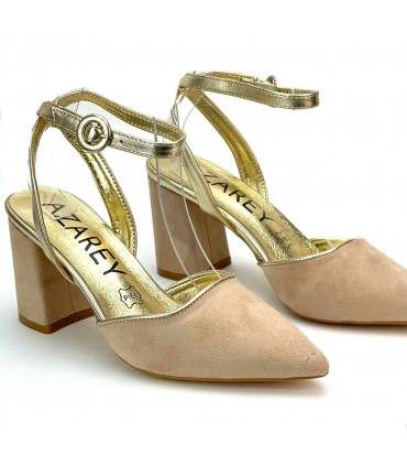 ZAPATO DESTALONADO AZAREY 459H107 BEIGE