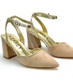 ZAPATO DESTALONADO AZAREY 459H107 BEIGE