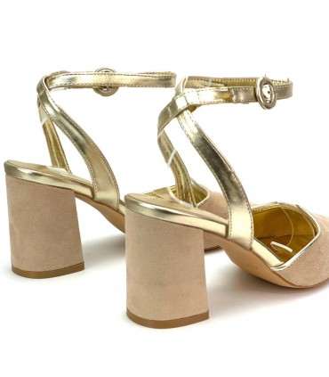ZAPATO DESTALONADO AZAREY 459H107 BEIGE