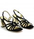 SANDALIA AZAREY METALIZADA 459H103M NEGRO