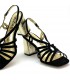 SANDALIA AZAREY METALIZADA 459H103M NEGRO
