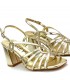 SANDALIA AZAREY METALIZADA 459H103M ORO