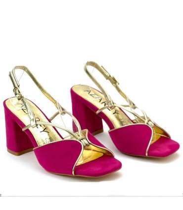 SANDALIA TACON COMBINADA AZAREY 459H105 BUGANVILLA