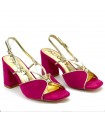 SANDALIA TACON COMBINADA AZAREY 459H105 BUGANVILLA