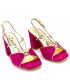 SANDALIA TACON COMBINADA AZAREY 459H105 BUGANVILLA