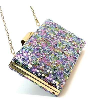 BOLSO FIESTA LENTEJUELAS AST20362 2 MULTICOLOR