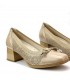 ZAPATO TACON BAJO AMD26343 TAUPE