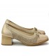 ZAPATO TACON BAJO AMD26343 TAUPE