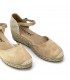 CUÑA CERRADA AMARPIES ACX26481 BEIGE