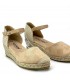 CUÑA CERRADA AMARPIES ACX26481 BEIGE