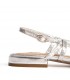 ZAPATO PLANO METALIZADO M4135 PLATA