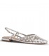 ZAPATO PLANO METALIZADO M4135 PLATA