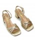 SANDALIA TACON MUJER 494H418M ORO