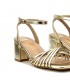 SANDALIA TACON MUJER 494H418M ORO