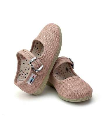 ZAPATO HEBILLA JAVER 56-100 ROSA PALO