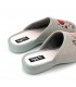 ZAPATILLA CASA JAVER 47-225 GRIS OH LA LA